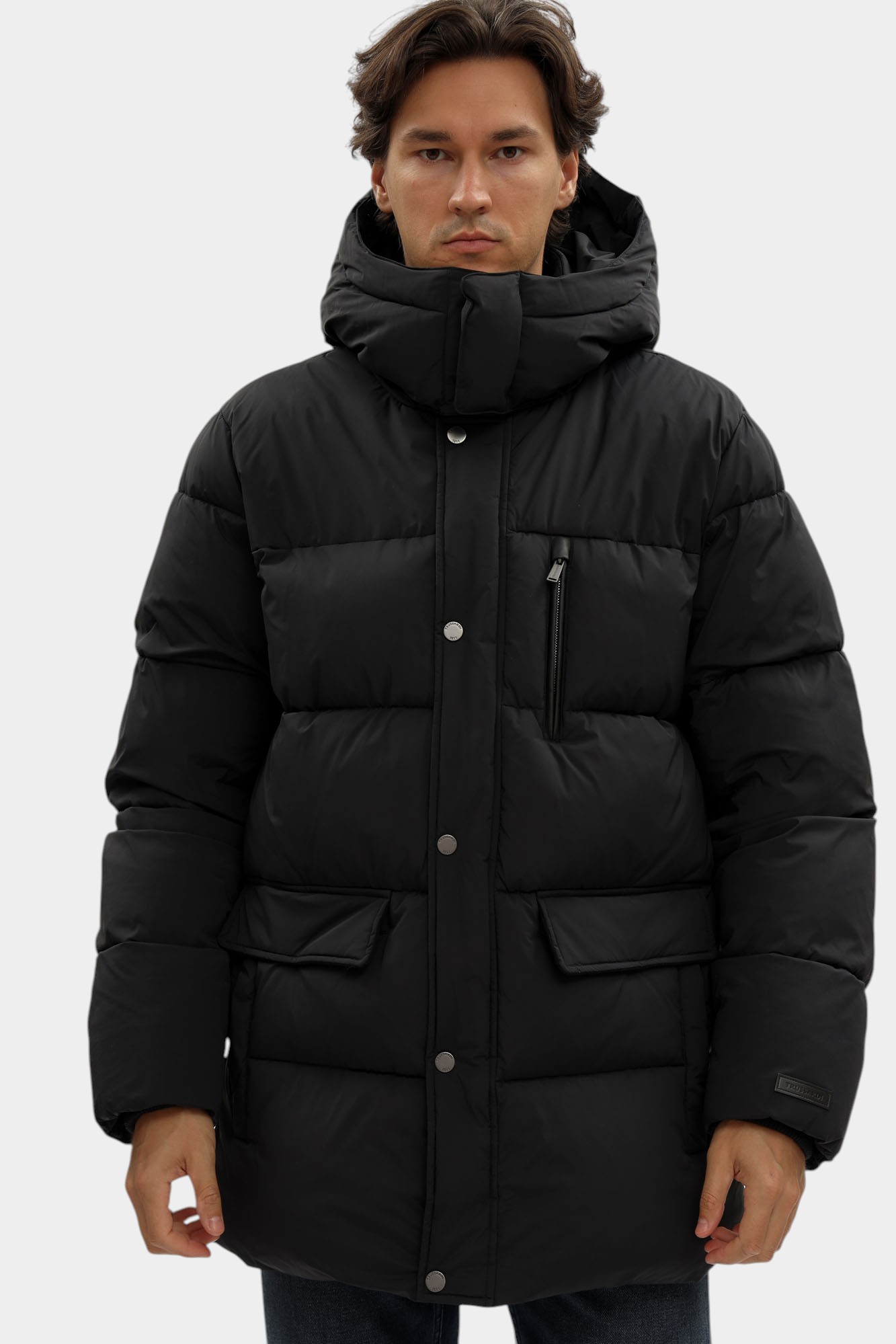 F008M000013N-MO805N12-08YT Пальто пуховое Trussardi Черный