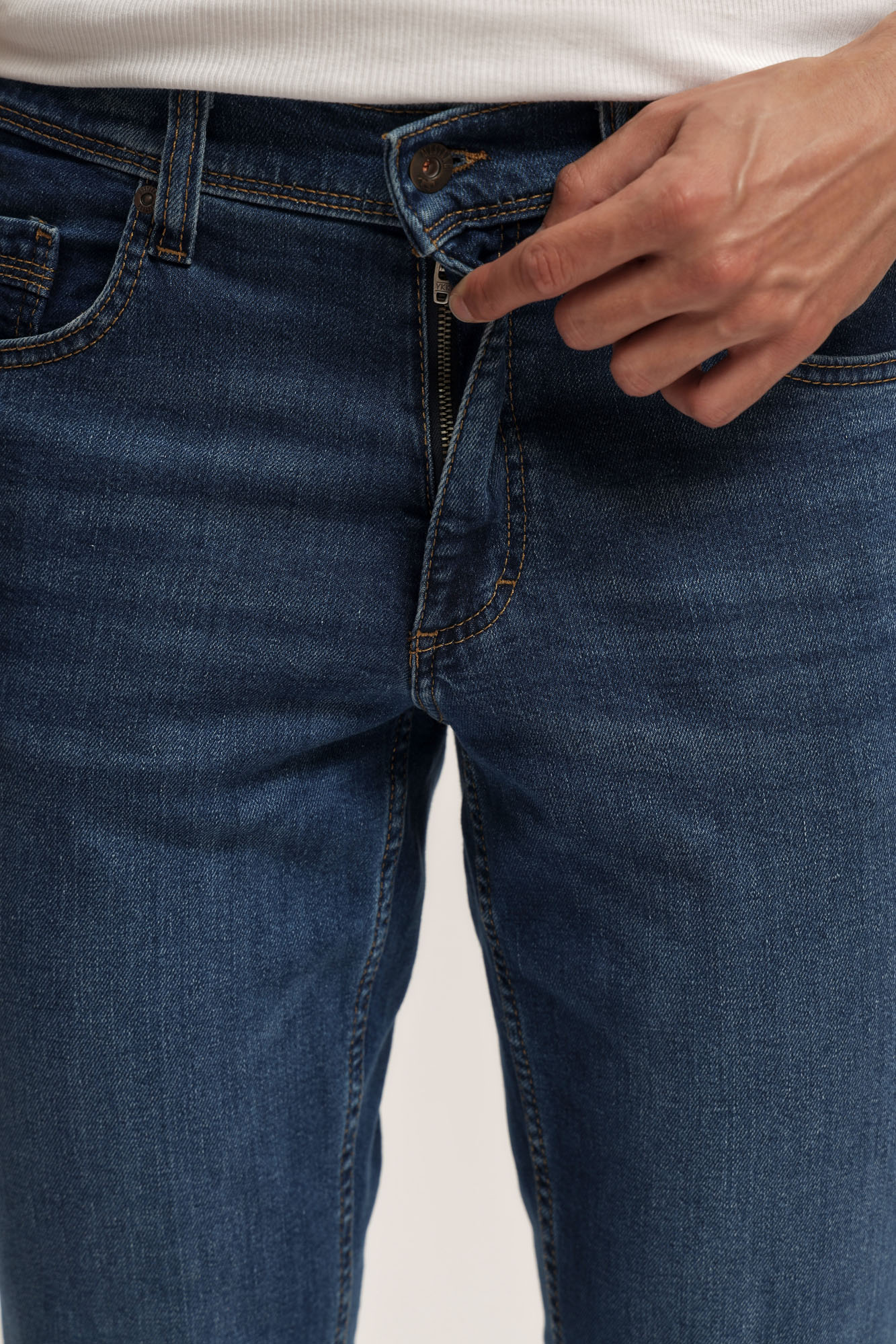 1016441 Джинсы Mustang Синий