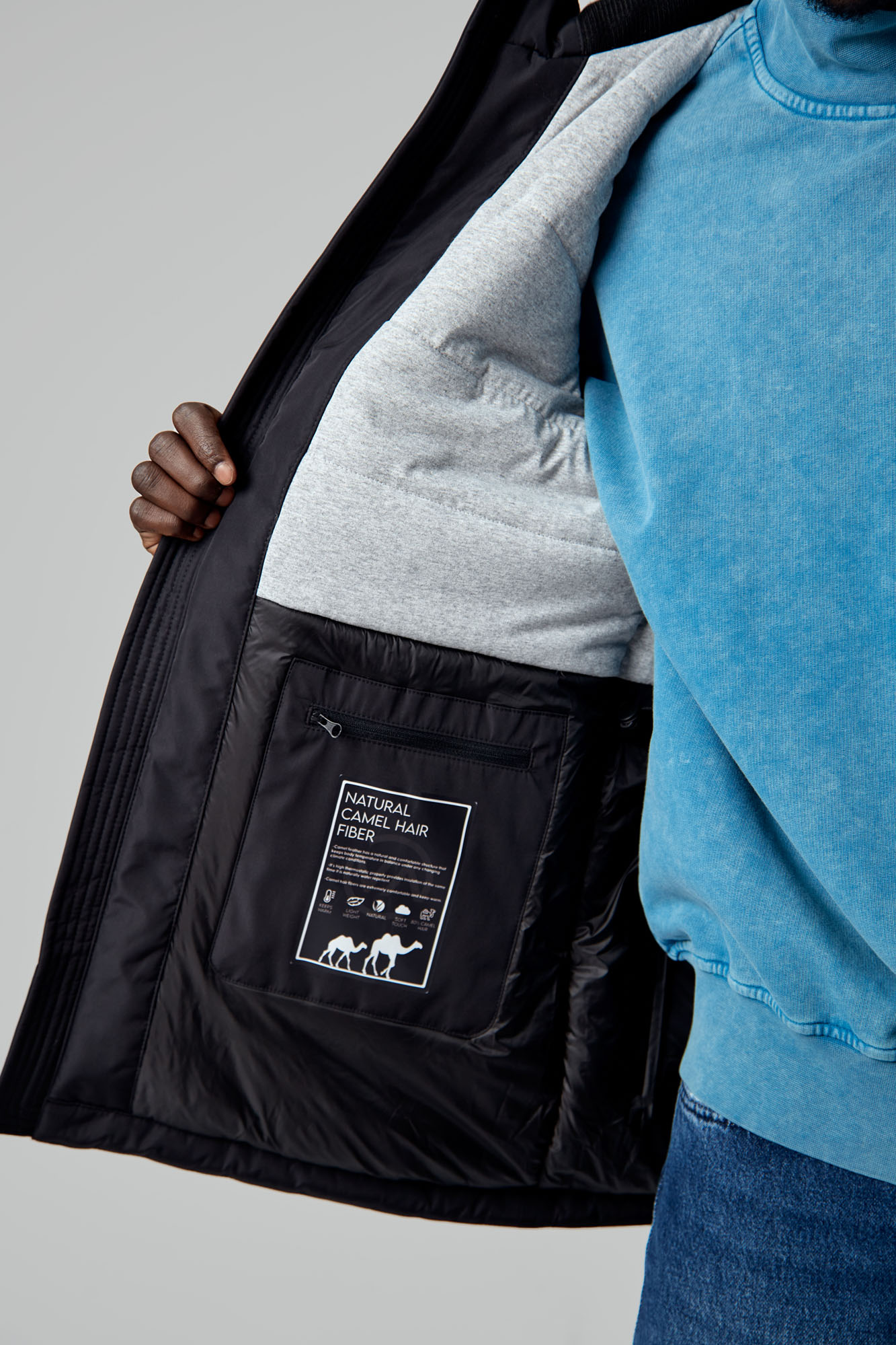 VM-CRI-52-330 Парка Van Mich Черный