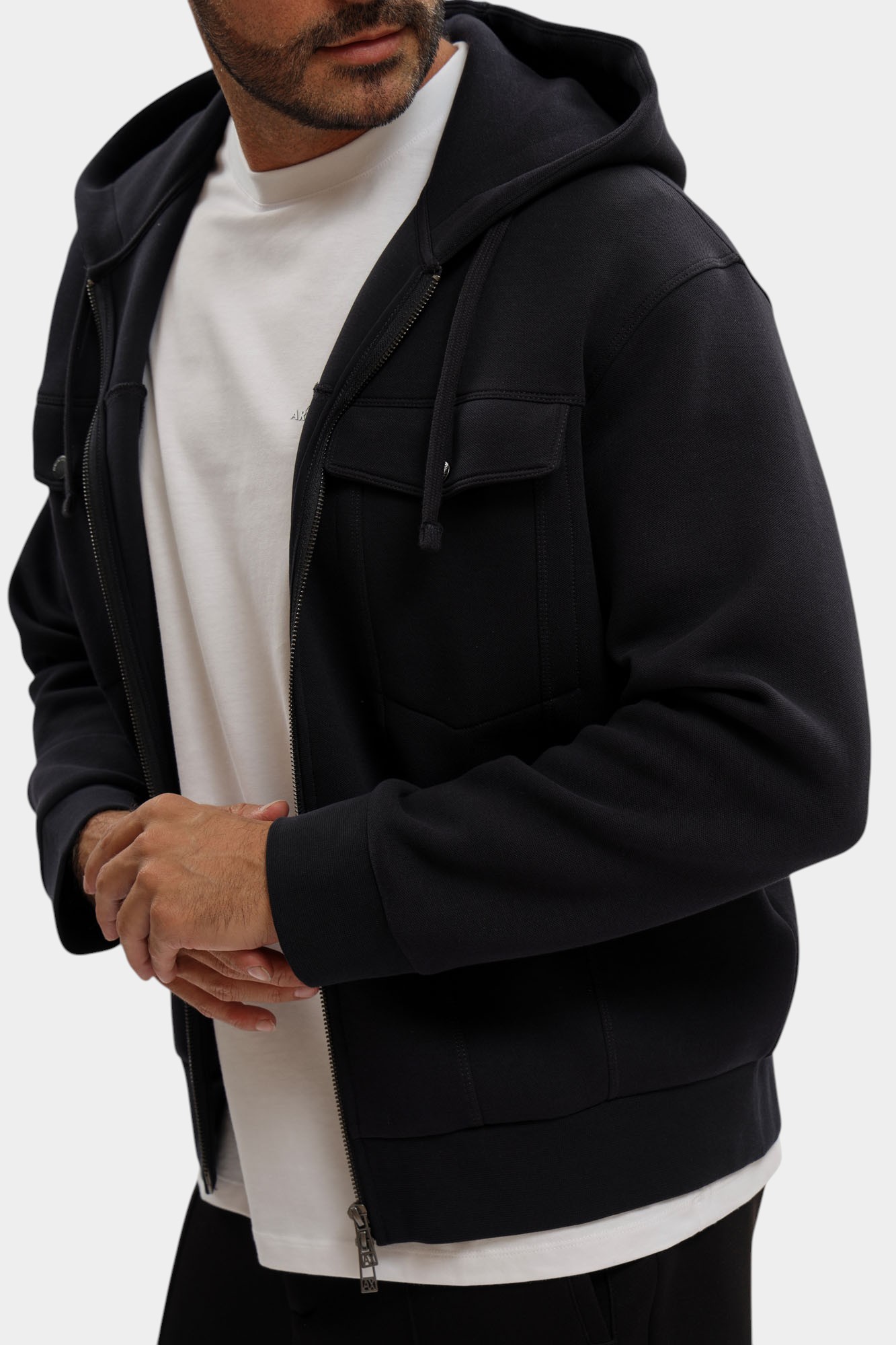 XM000967_AF16222 Толстовка с/к Armani Exchange Синий