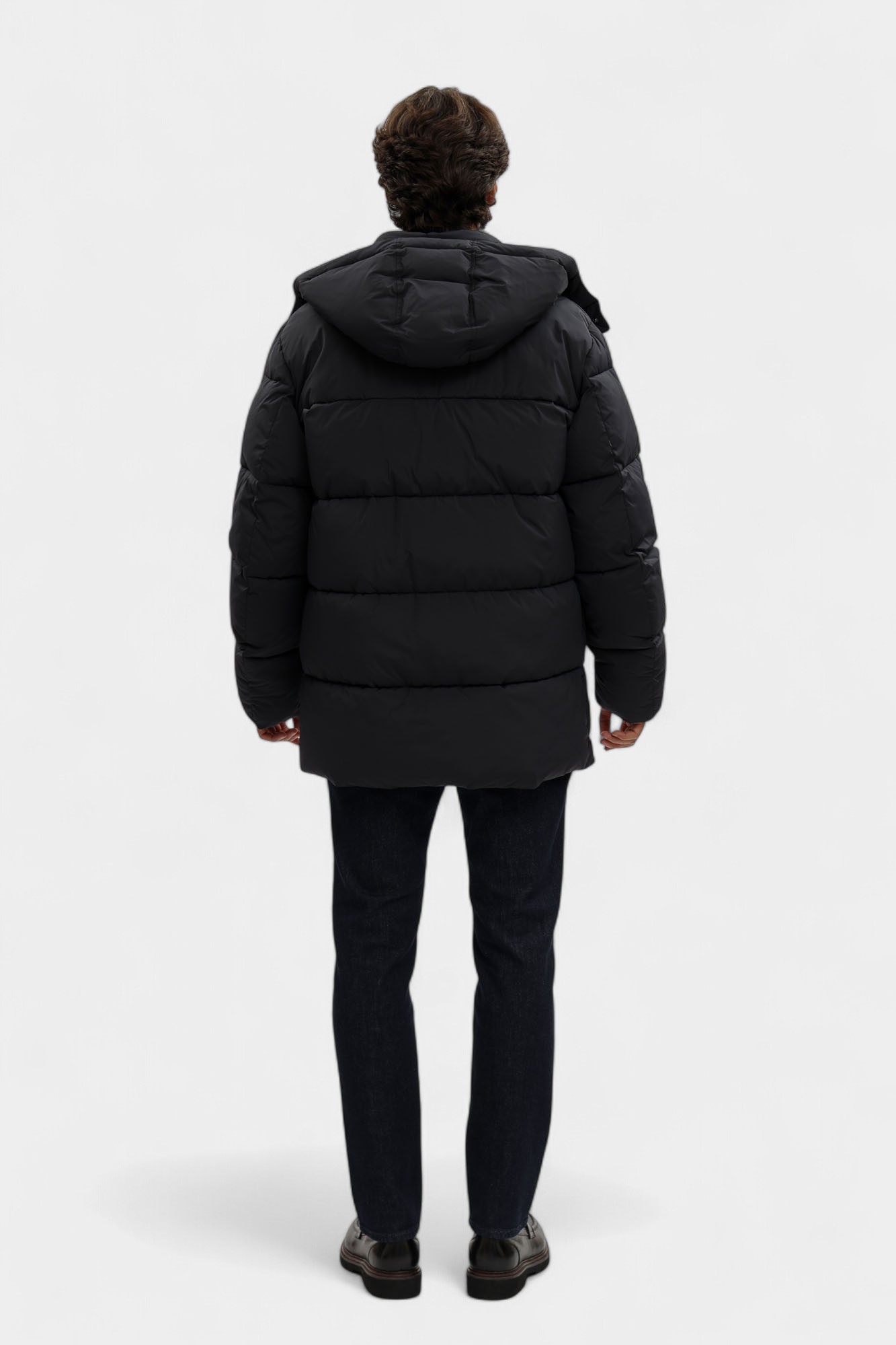 F008M000013N-MO805N12-08YT Пальто пуховое Trussardi Синий