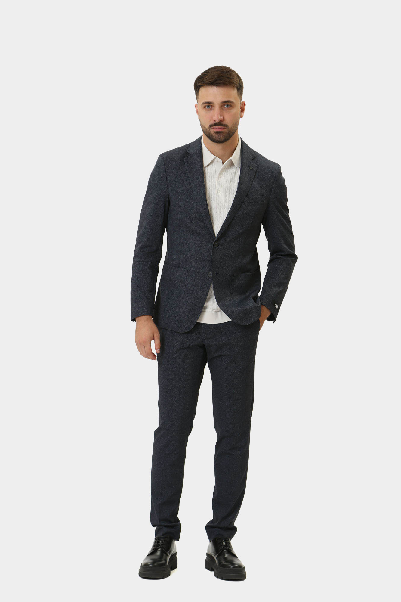 543006_155280 Пиджак классический Karl Lagerfeld Синий