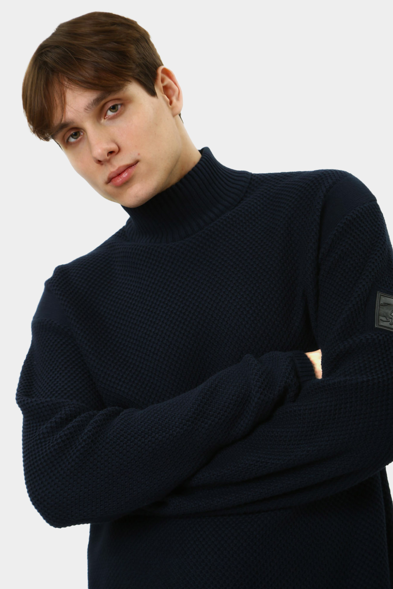 1015816 Джемпер Mustang Синий