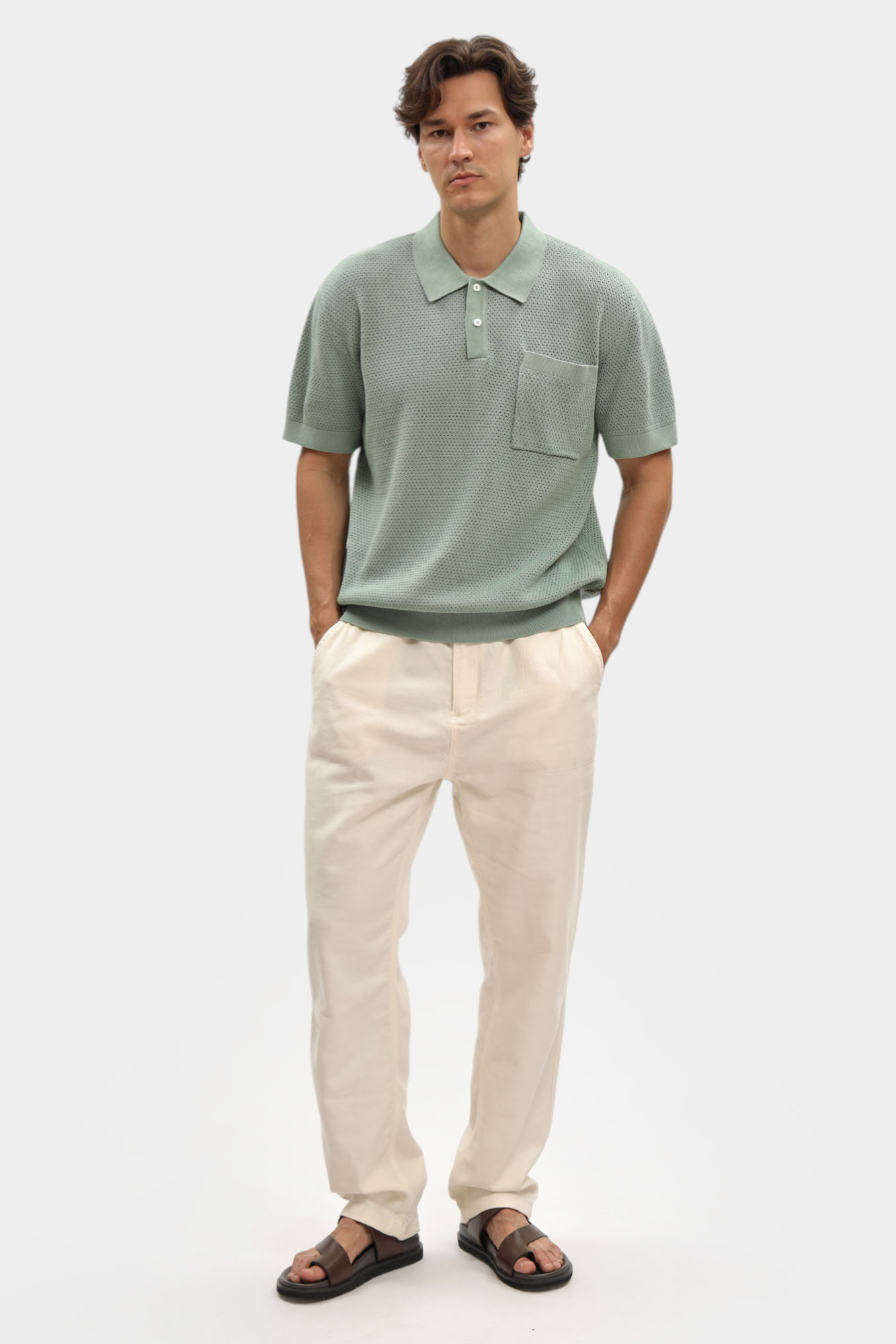 PM702536 Поло Pepe Jeans Зеленый