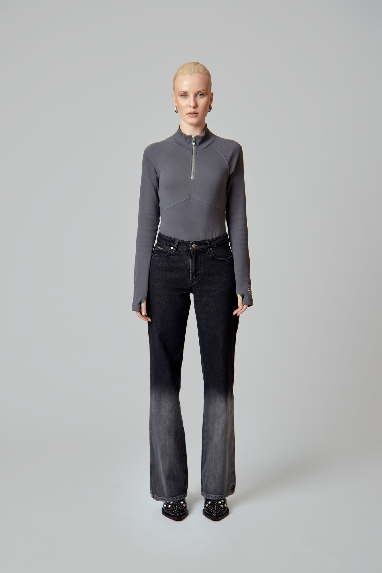 VW-OMA-33-341 брюки джинсовые van mich 