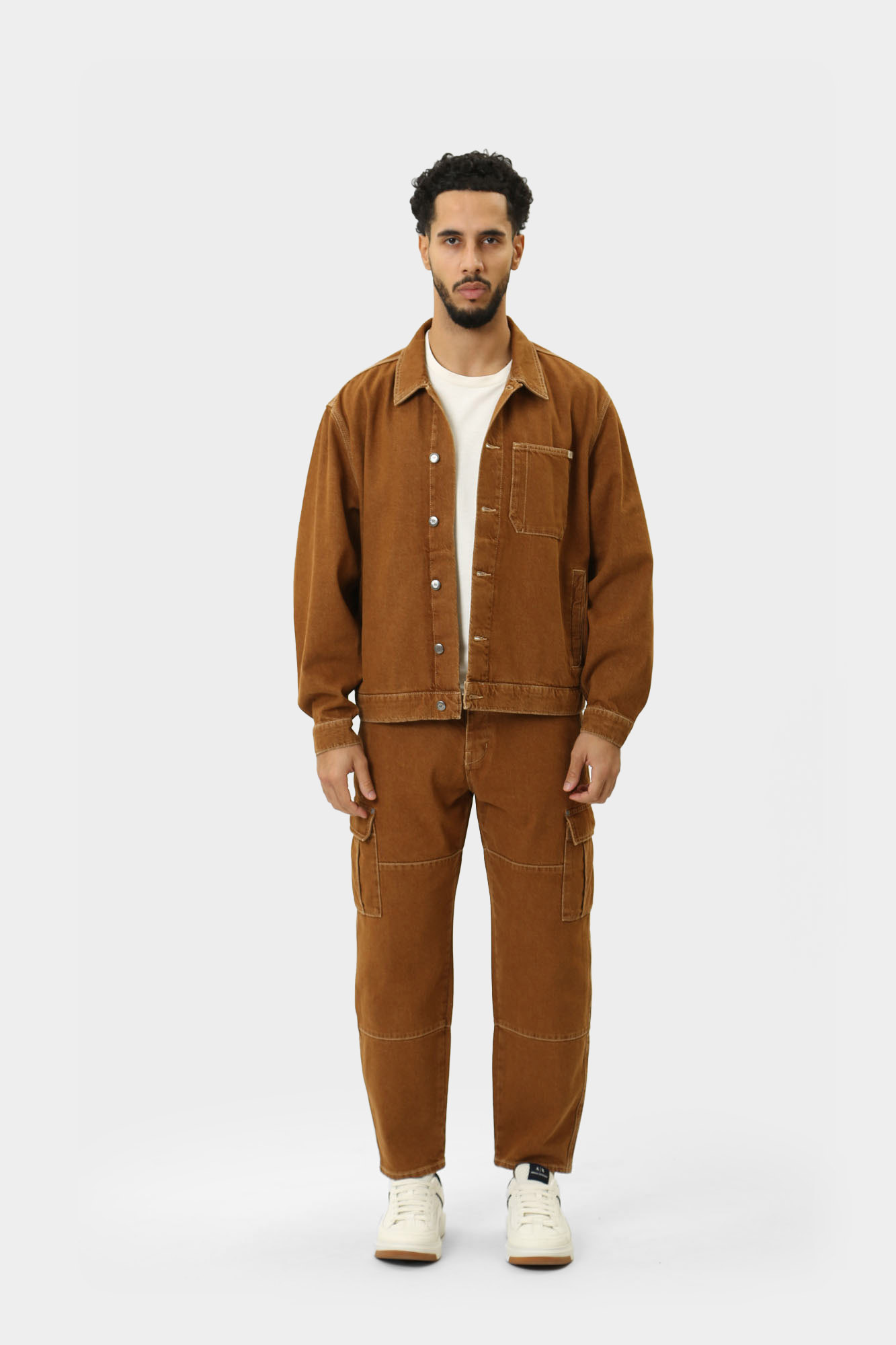 1015543 Куртка джинсовая Mustang Коричневый