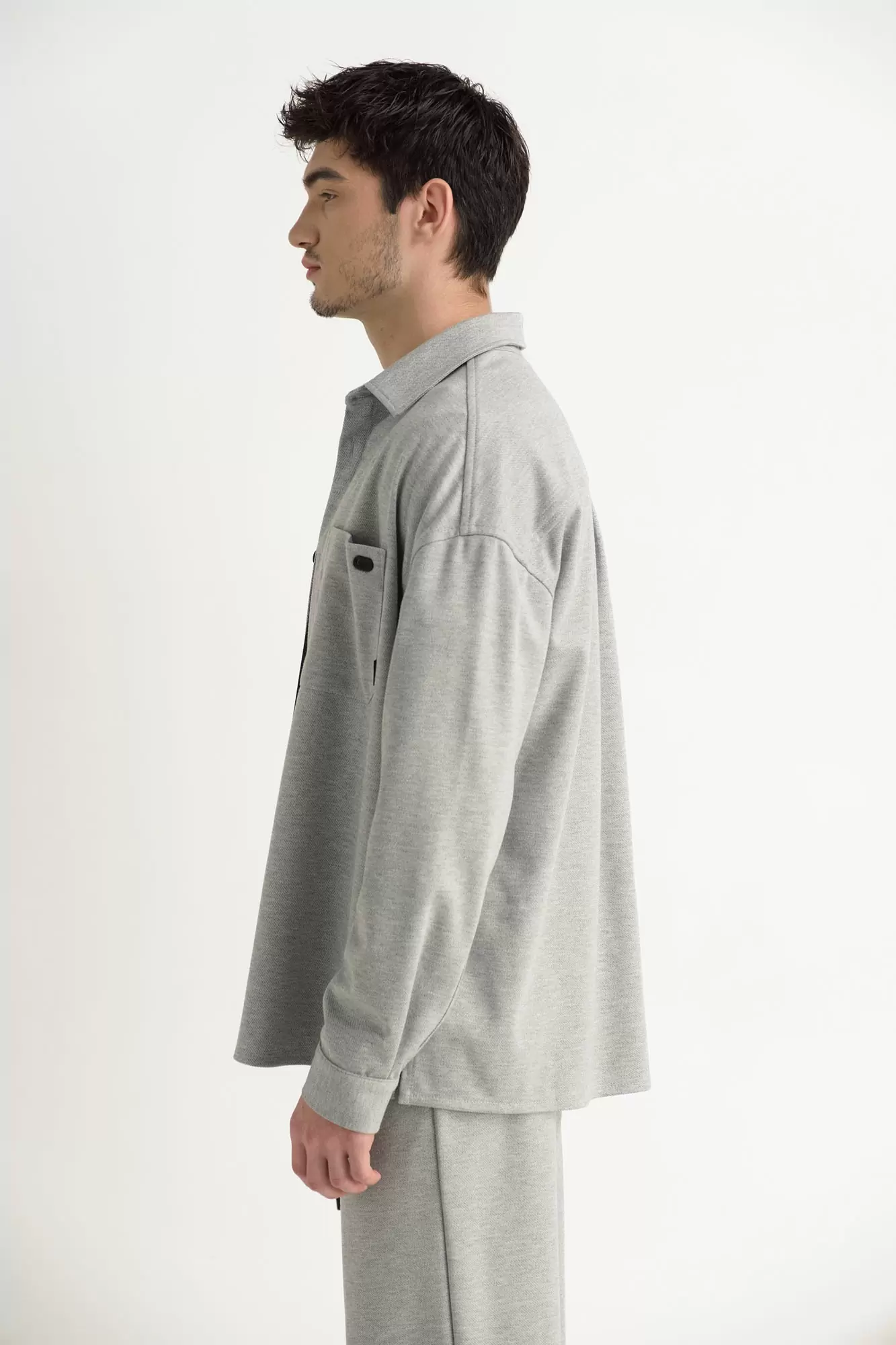 M-242-TH-56-0055 Рубашка д/р The Hills Серый