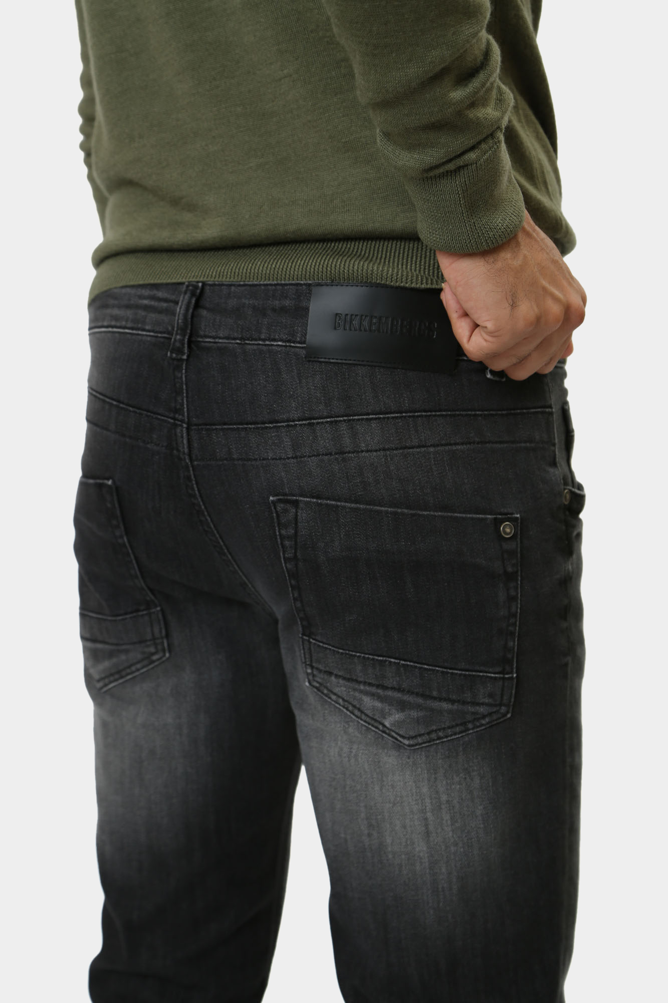 BMD0573 Брюки джинсовые Bikkembergs Черный