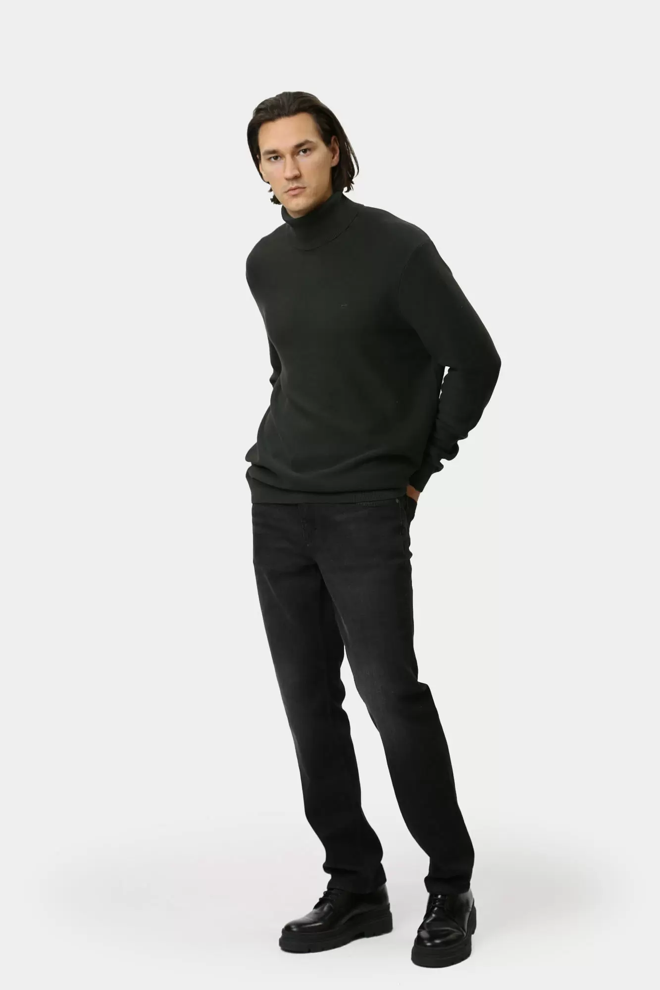 1015478 Водолазка Mustang Черный