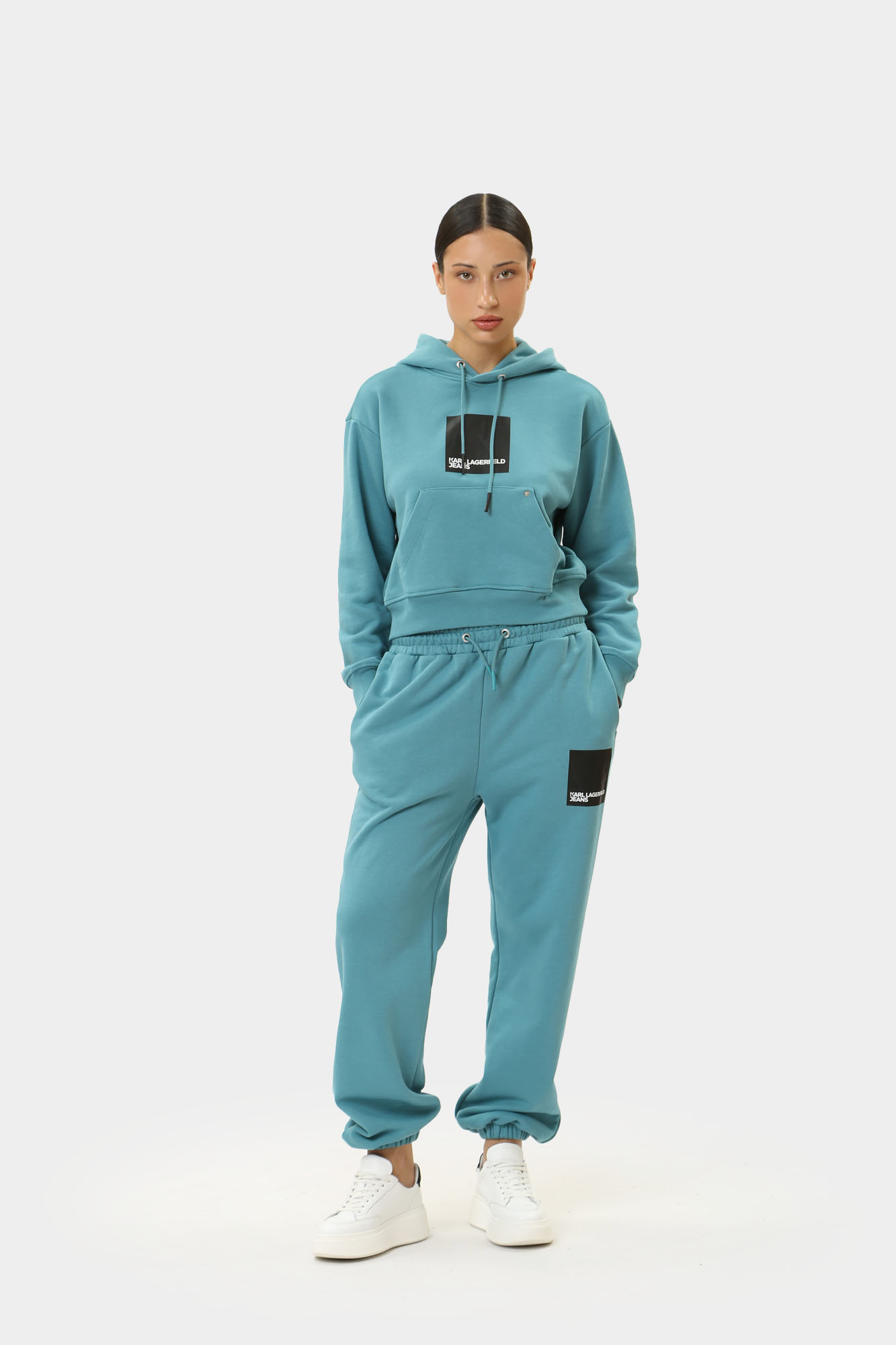 245J1000 брюки спортивные karl lagerfeld jeans 