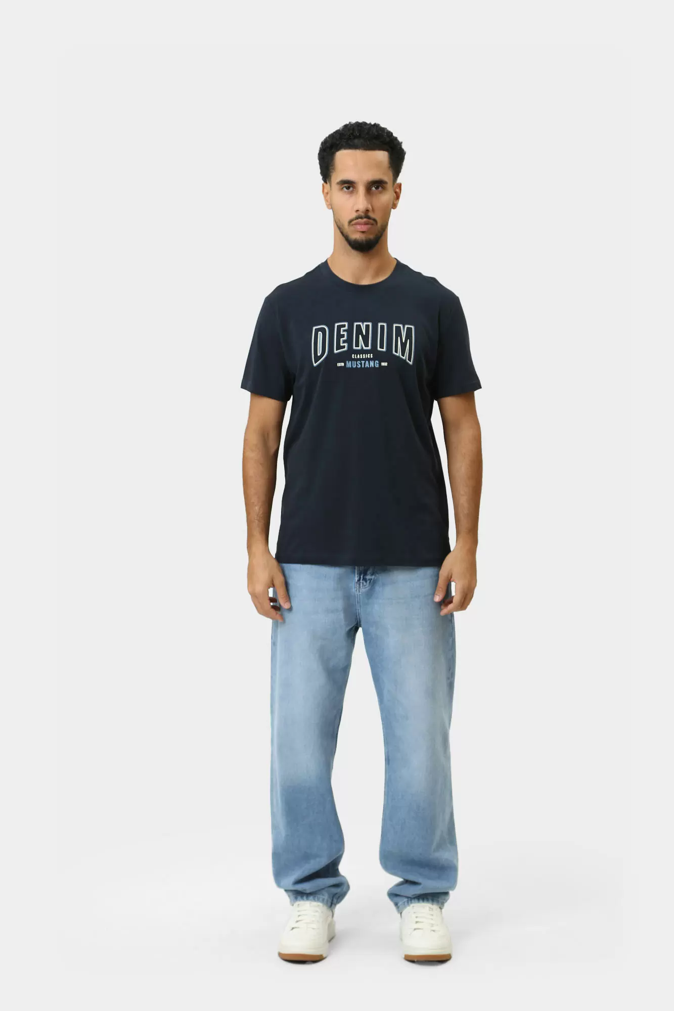 1015647 Футболка Mustang Синий