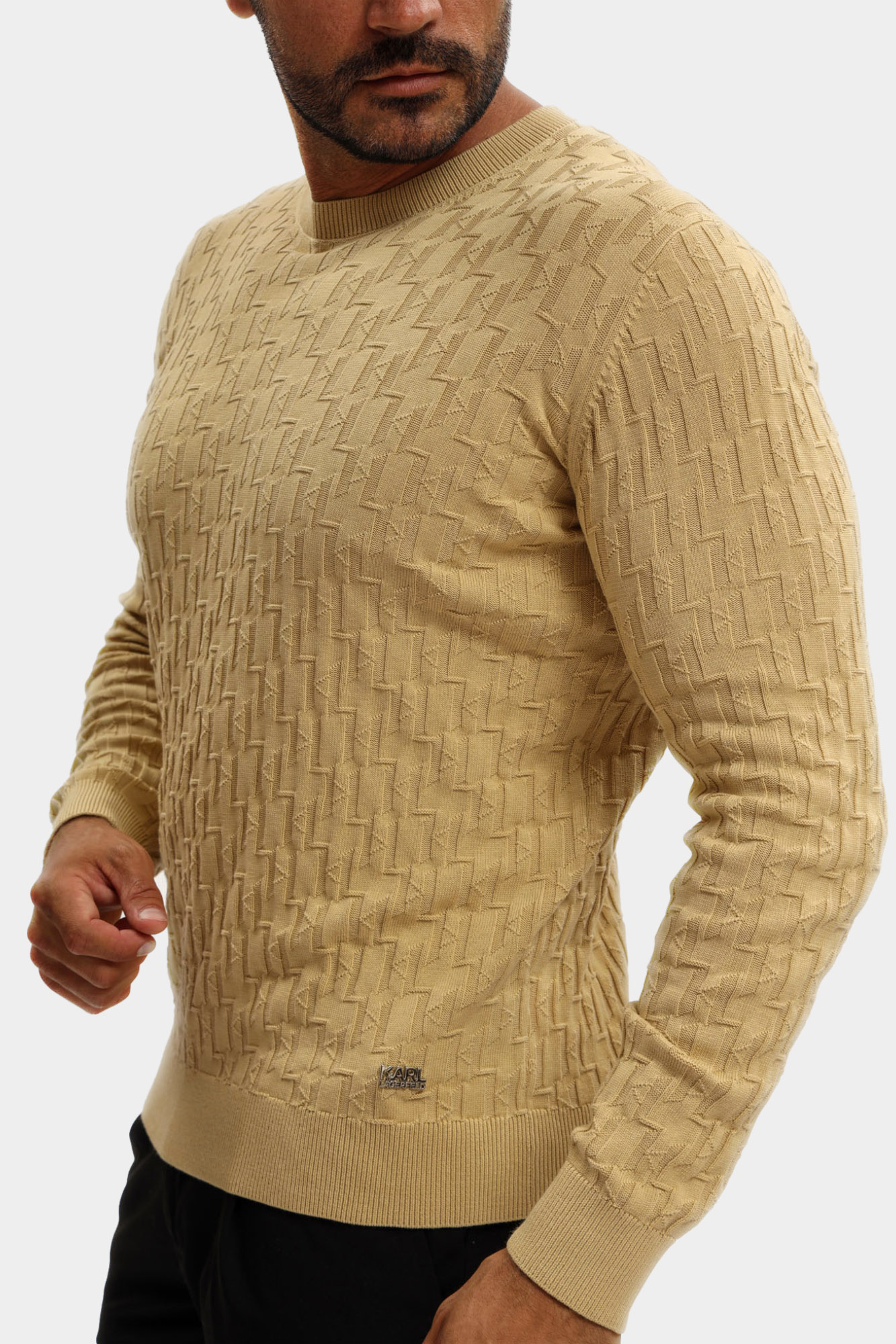 553306_655035 Джемпер Karl Lagerfeld Бежевый