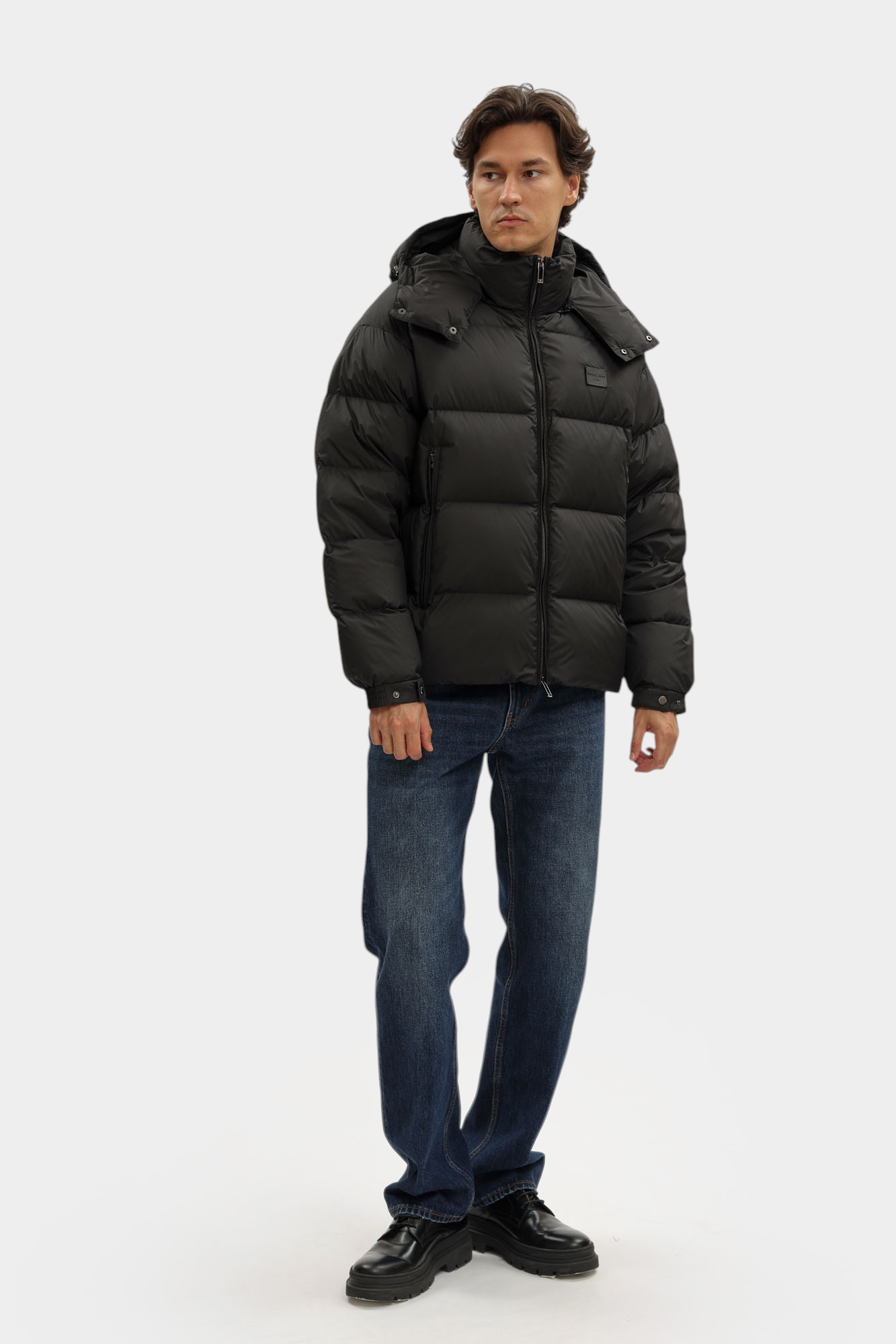 EM003050_ AF18231 Куртка зимняя Emporio Armani Черный