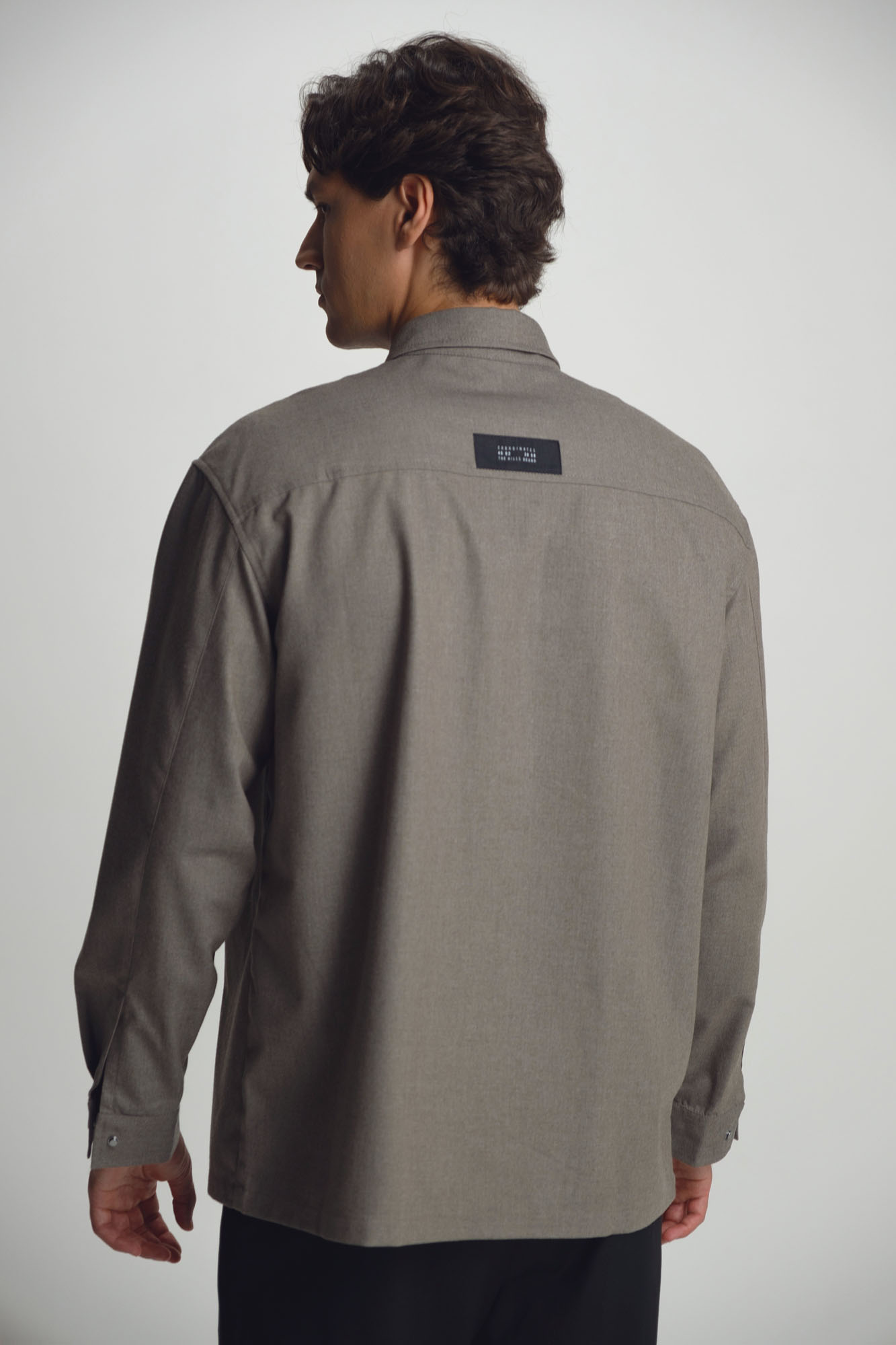 M-252-TH-56-2203 Рубашка д/р The Hills Серый