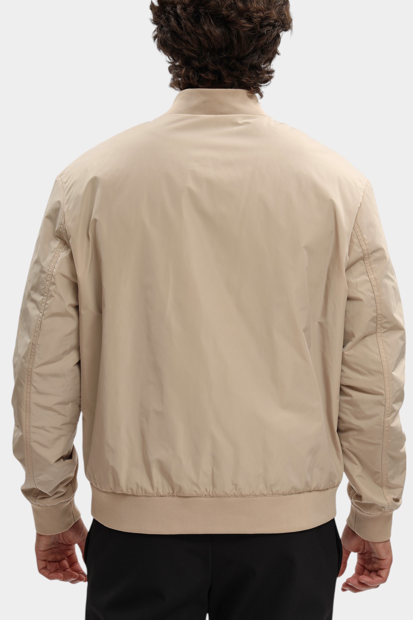 533501_505092 Бомбер Karl Lagerfeld Бежевый