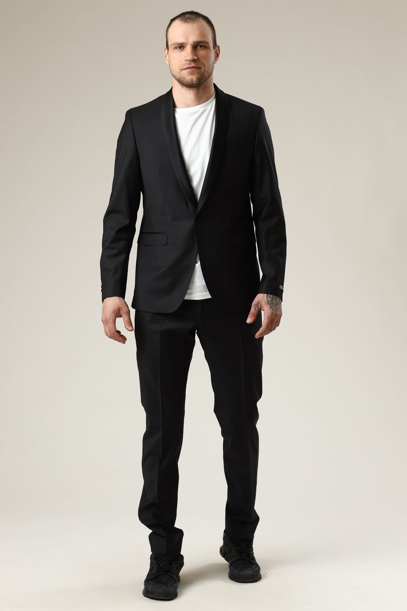 500096_155225 Пиджак классический Karl Lagerfeld Черный