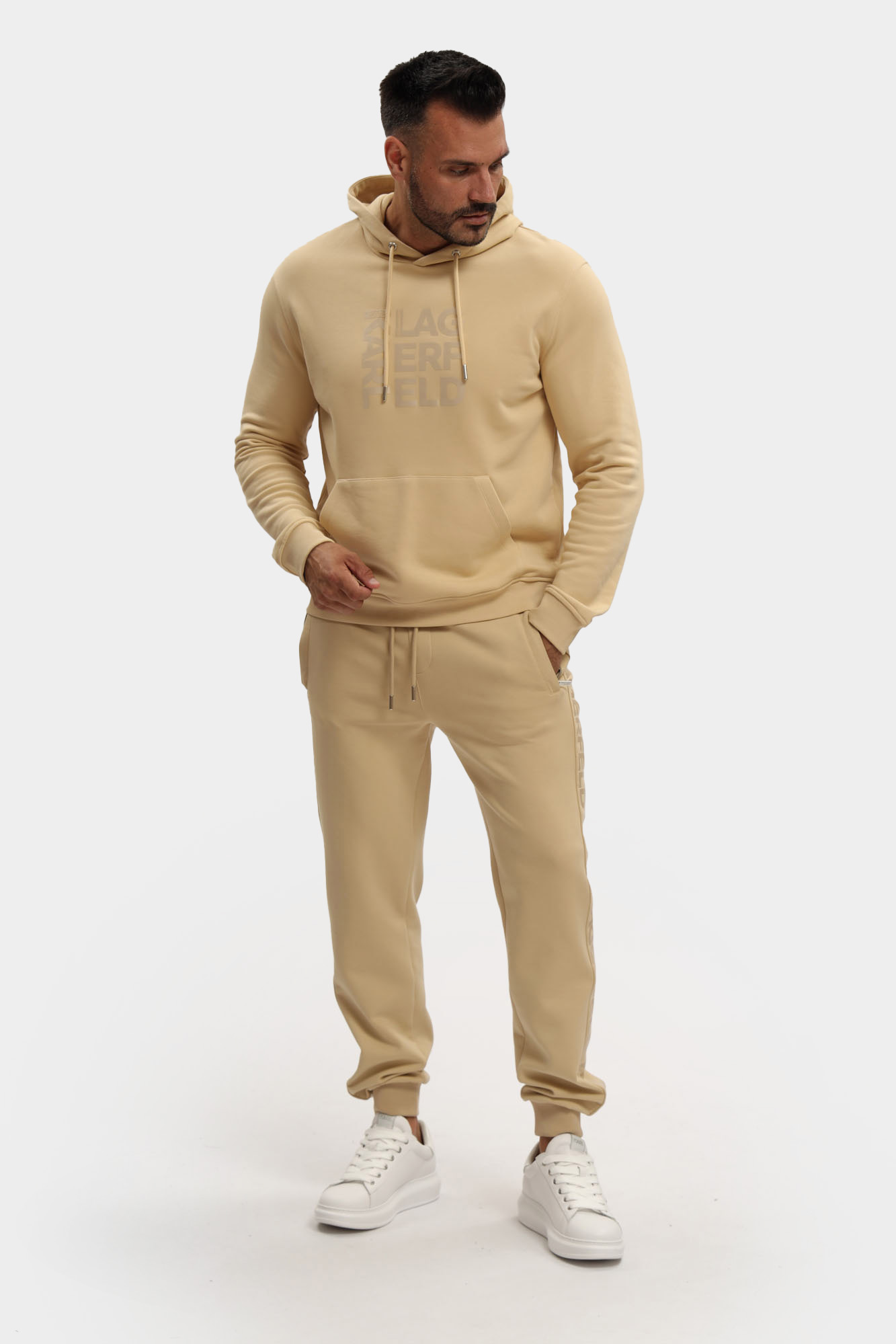 553910_705039 Худи Karl Lagerfeld Бежевый