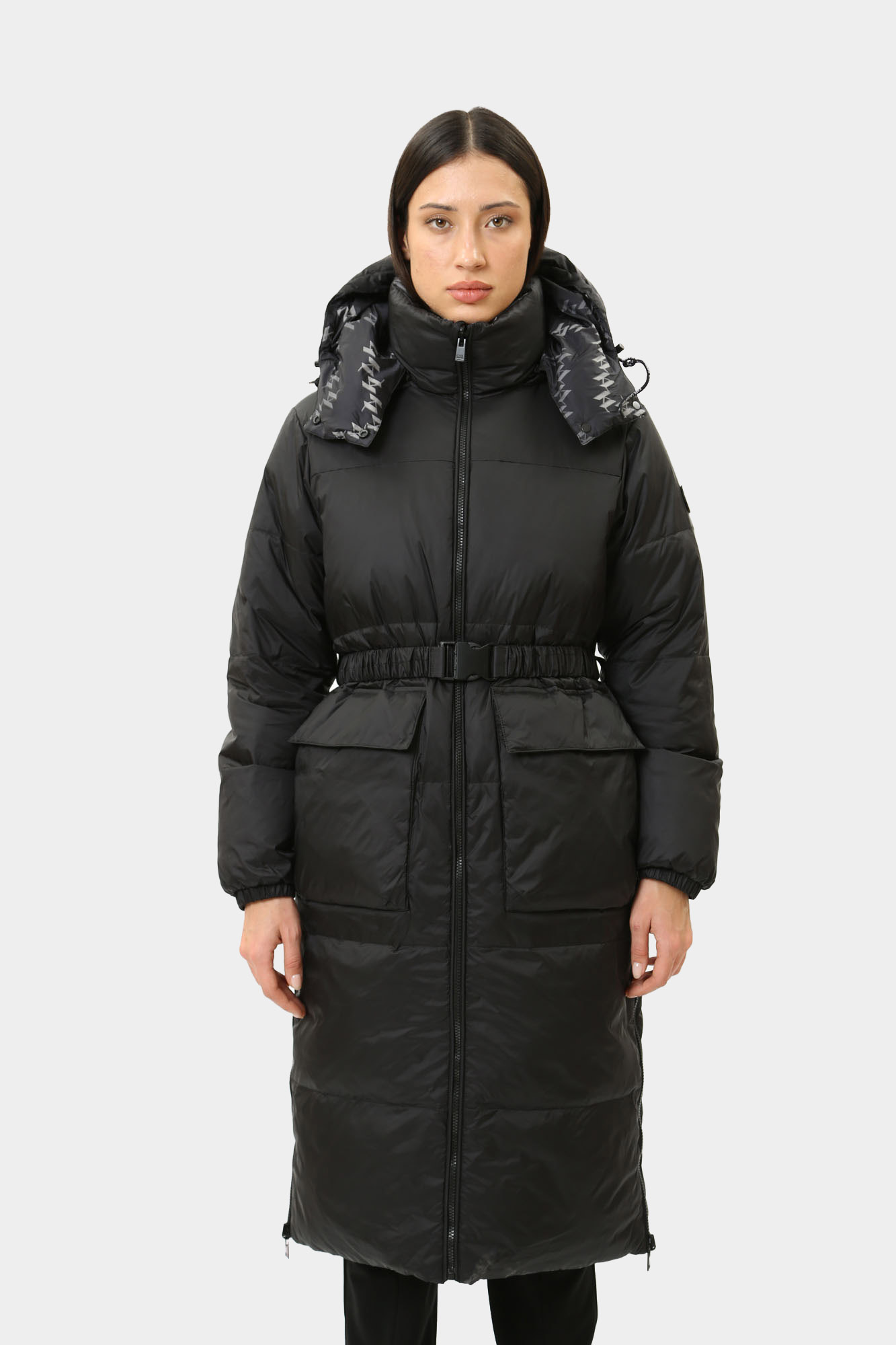 246W1505 куртка утепленная двусторонняя karl lagerfeld