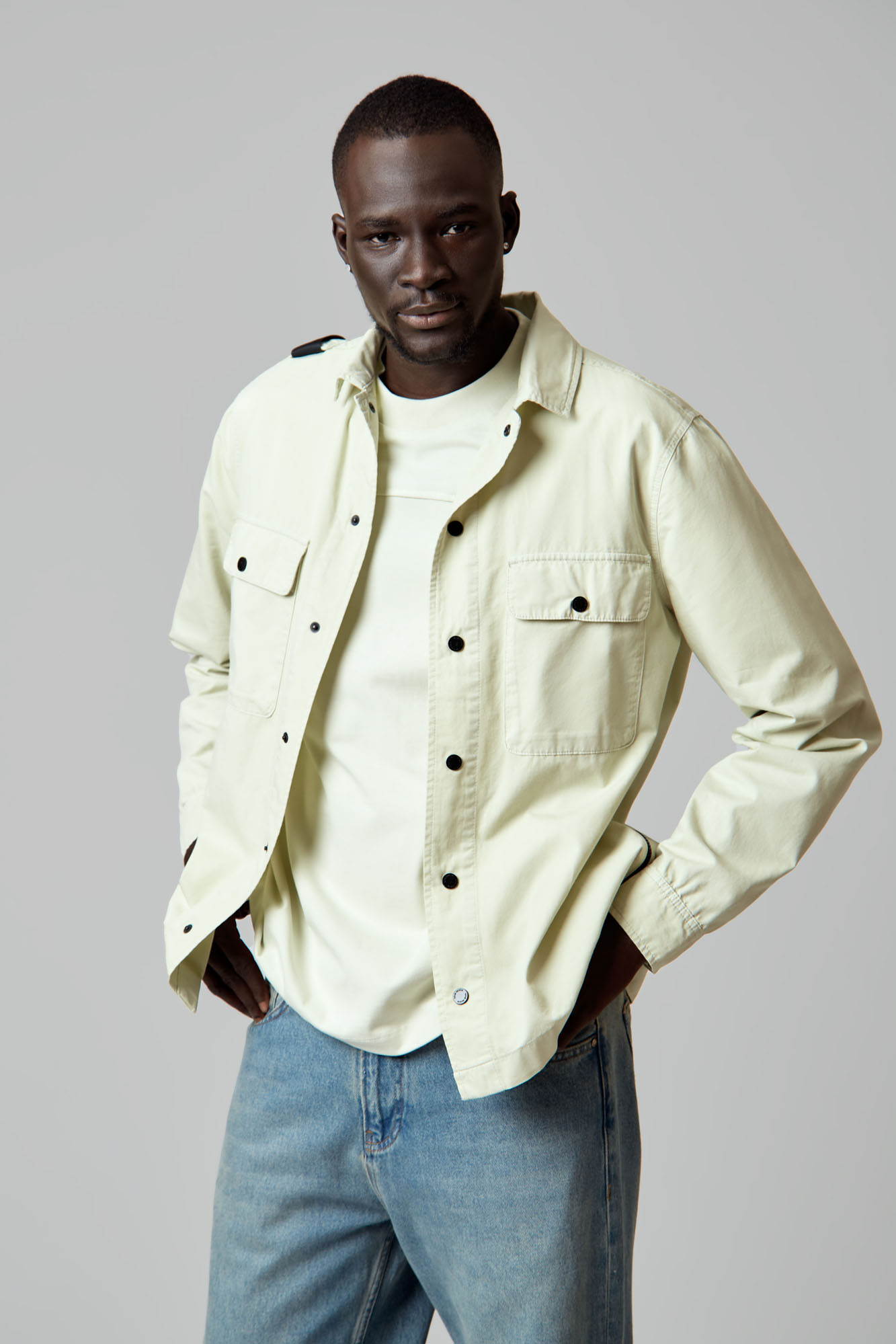 VM-OMA-46-346 Рубашка д/р Van Mich Зеленый