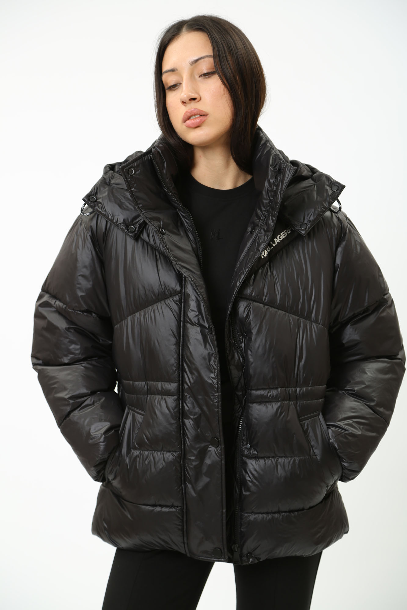 246W1510 куртка утепленная karl lagerfeld