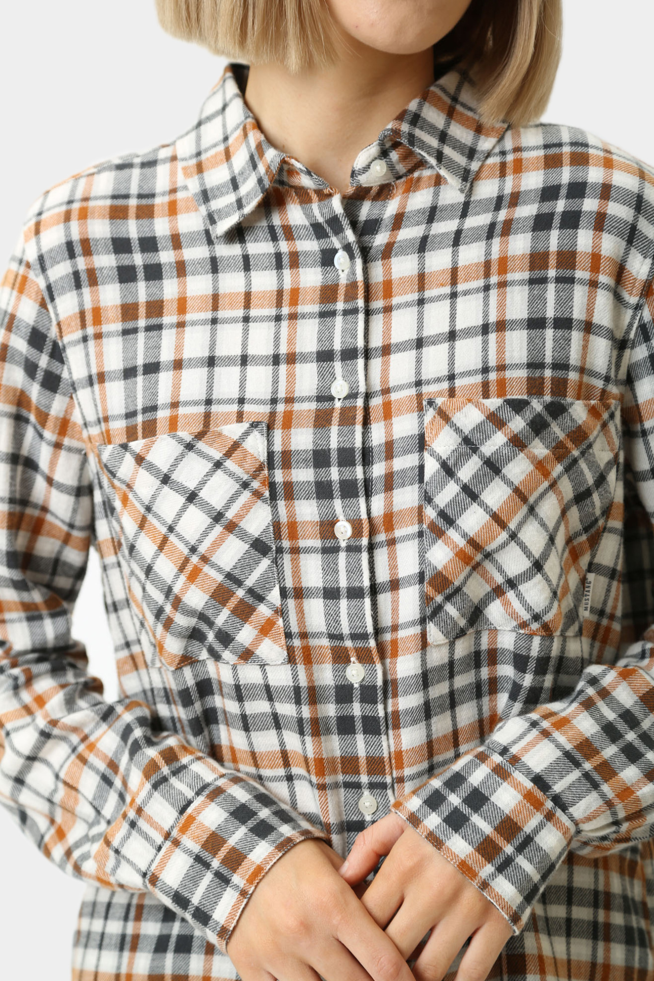 1015962 блузка д/р mustang 