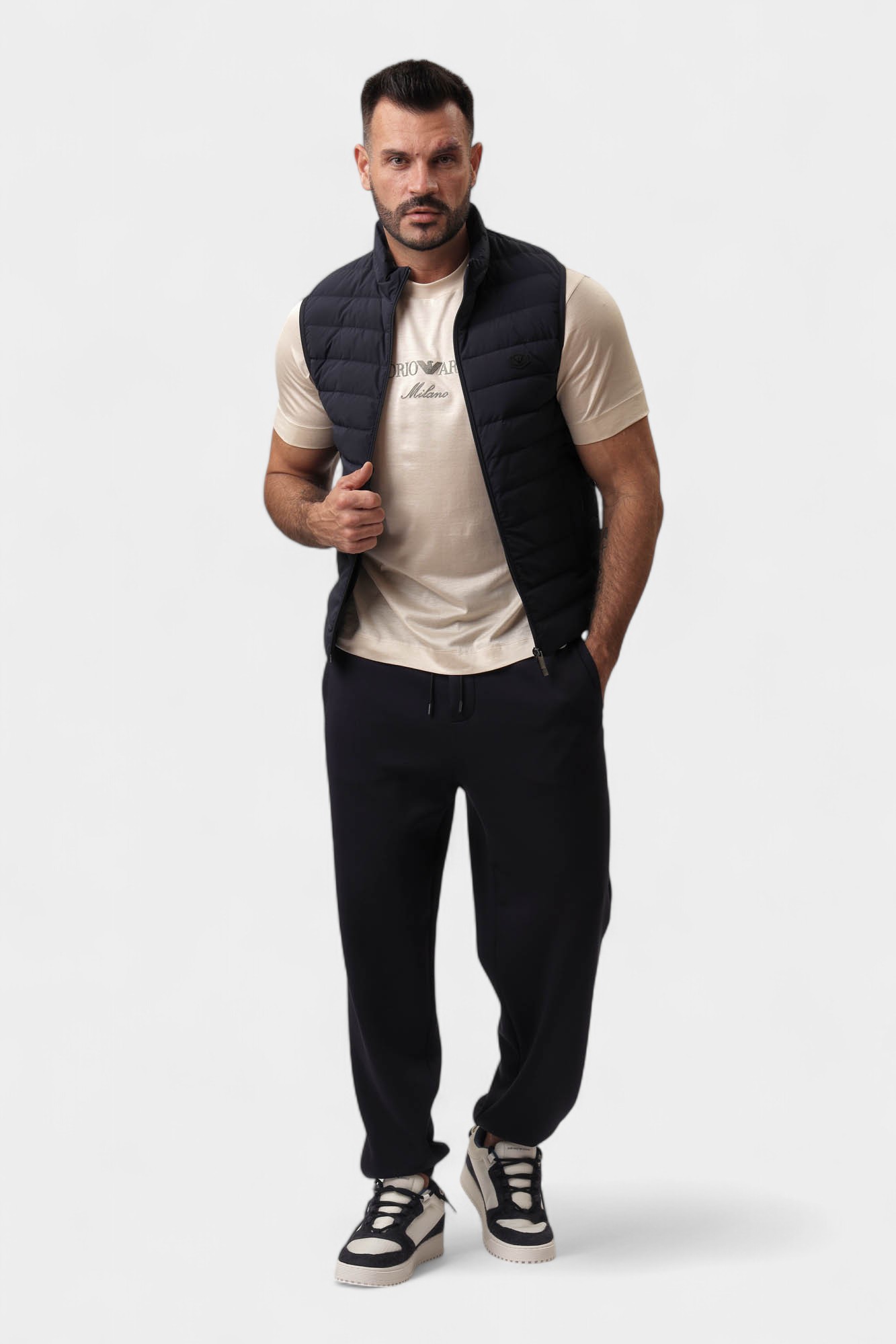 8N1BQ1_1NLRZ Жилет Emporio Armani Синий