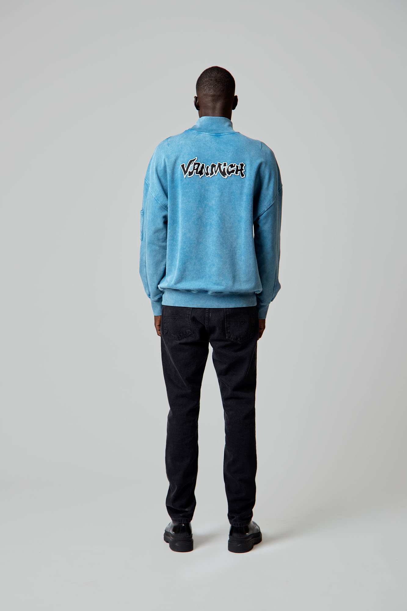 VM-OMA-33-357 Брюки джинсовые Van Mich Серый