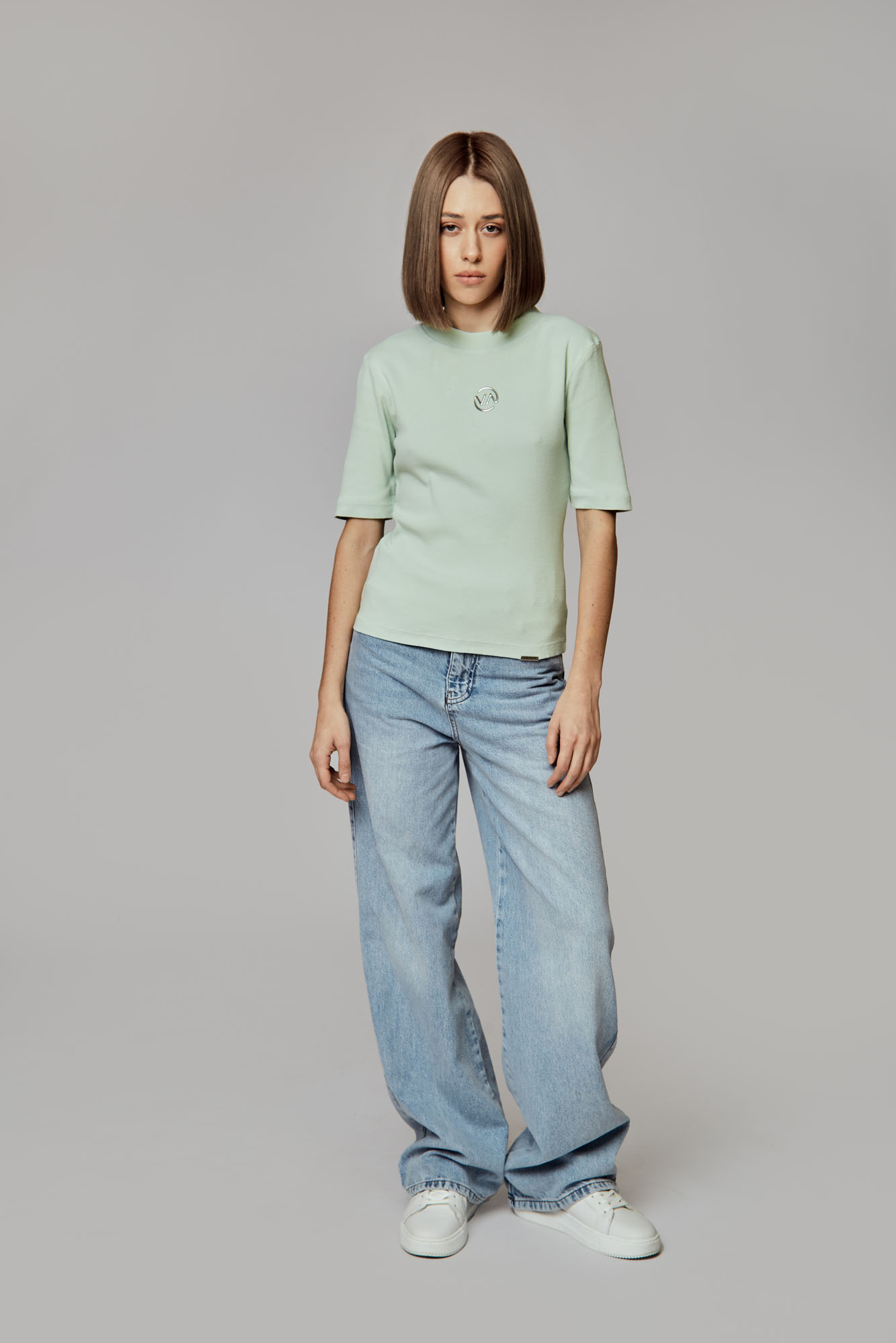 VW-OMA-33-342 брюки джинсовые van mich 