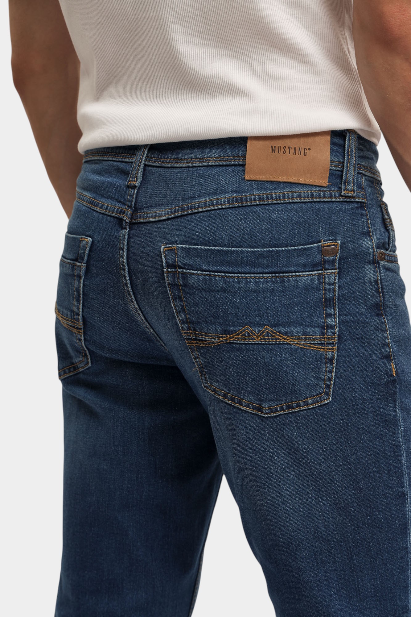 1016441 Джинсы Mustang Синий