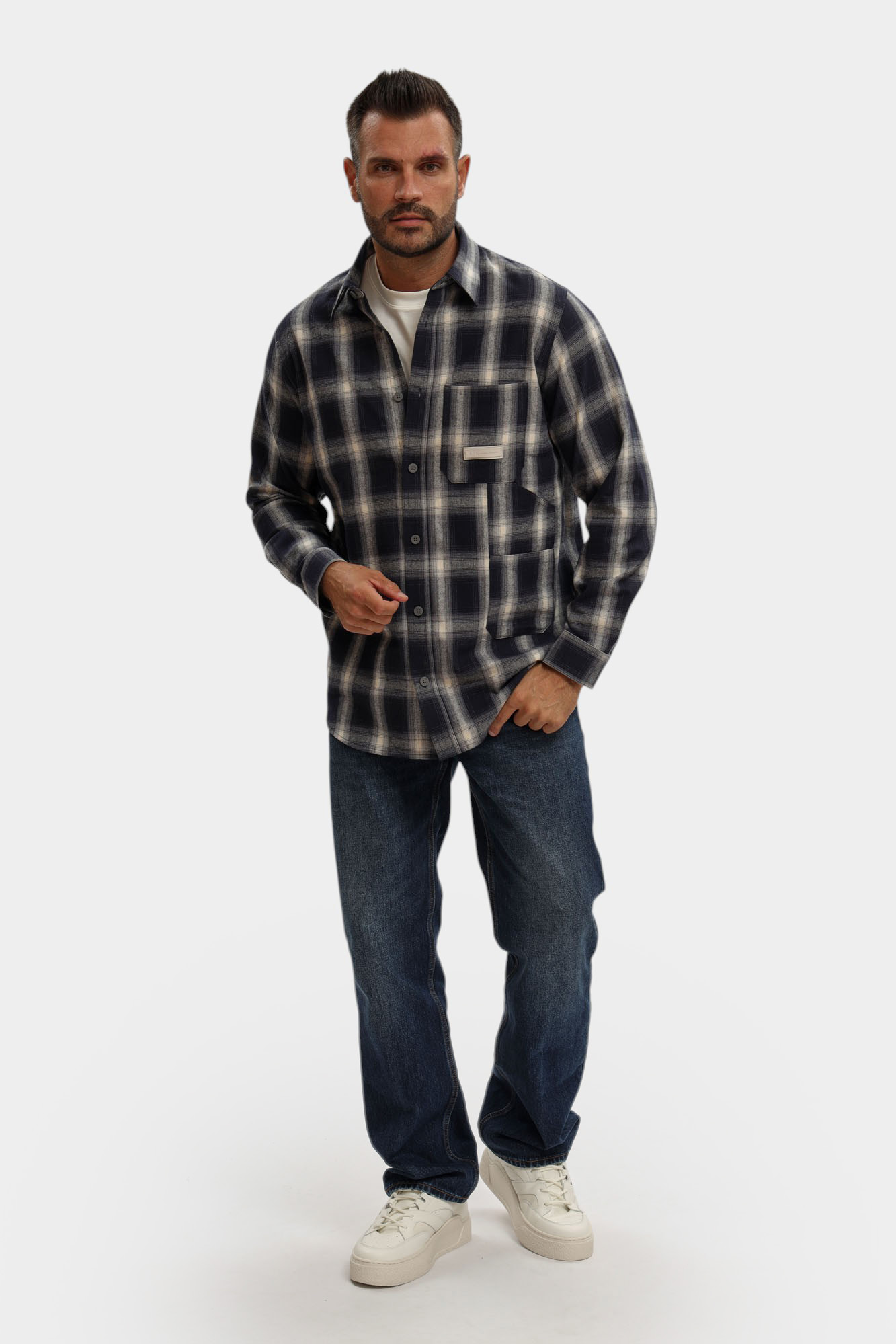 XM001149_AF16626 Рубашка Armani Exchange Синий