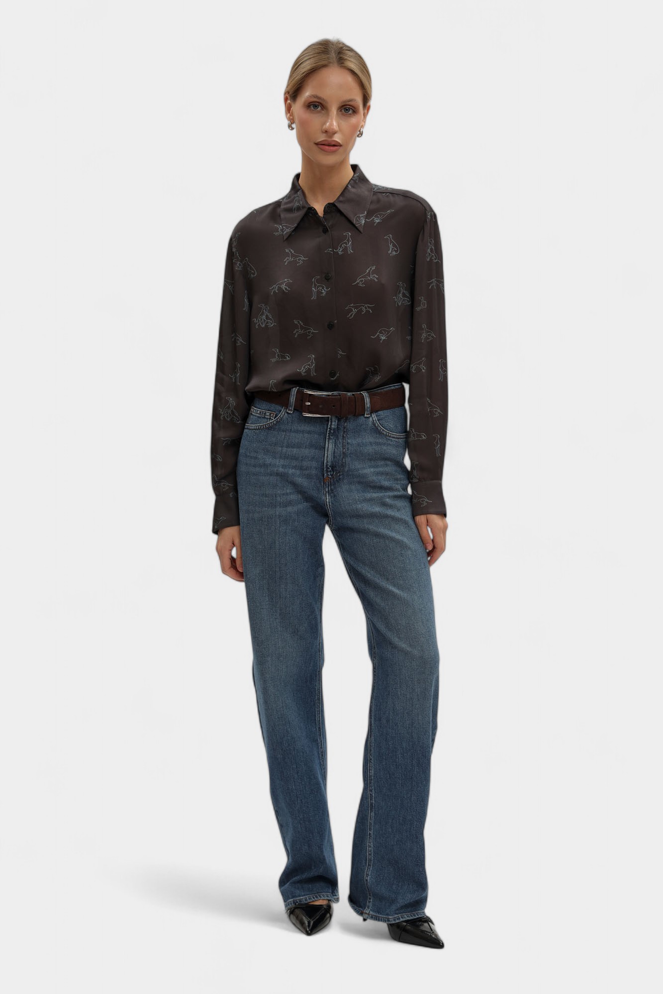 50126000028N-WS301T01-34A0 блуза trussardi