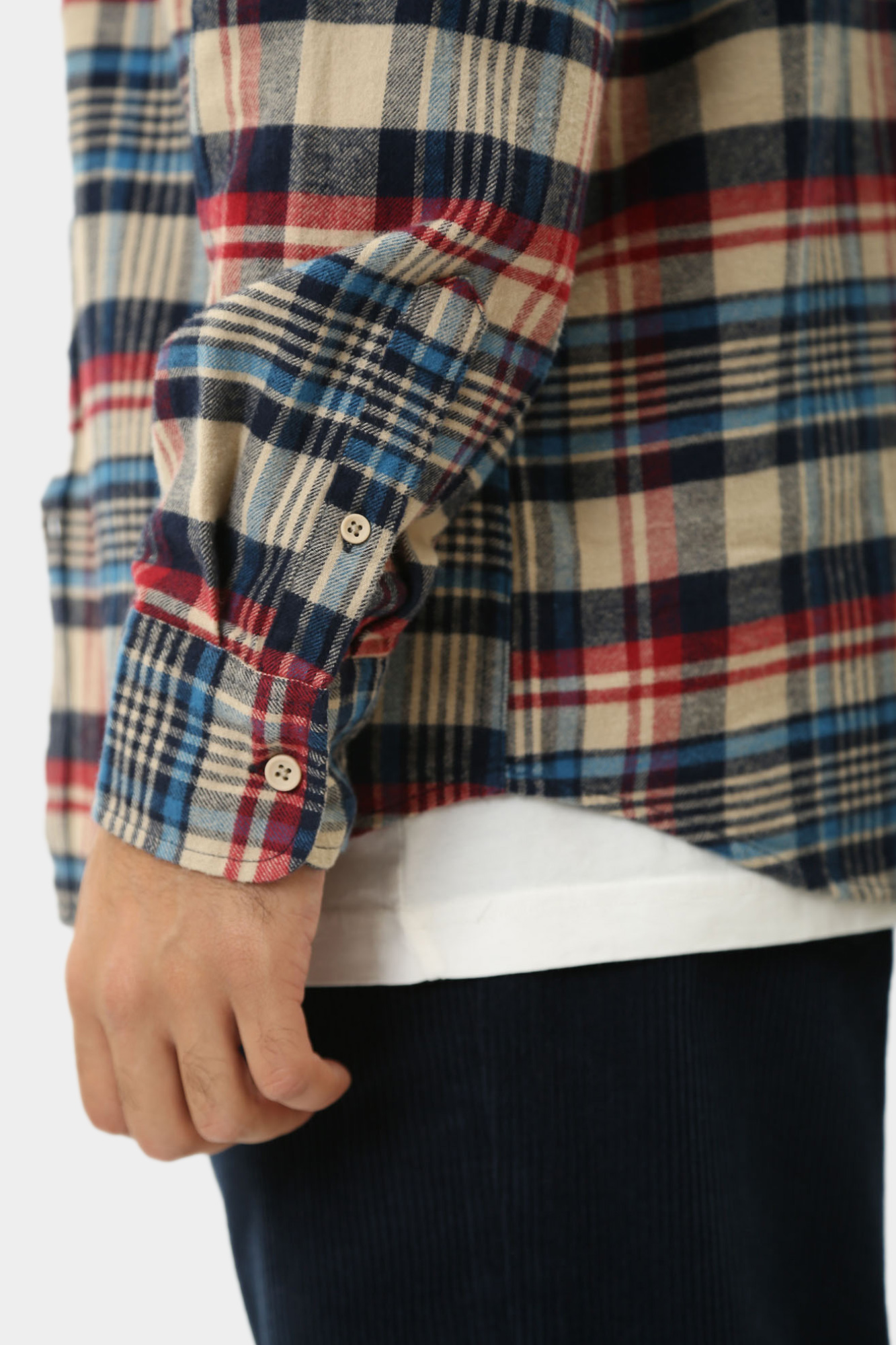 1015908 Рубашка д/р Mustang Синий