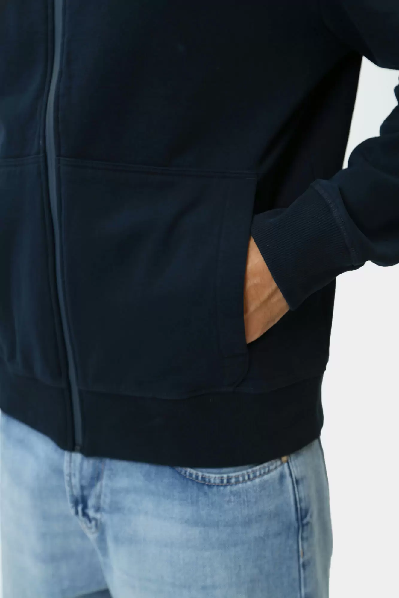 1015635 Толстовка н/з Mustang Синий