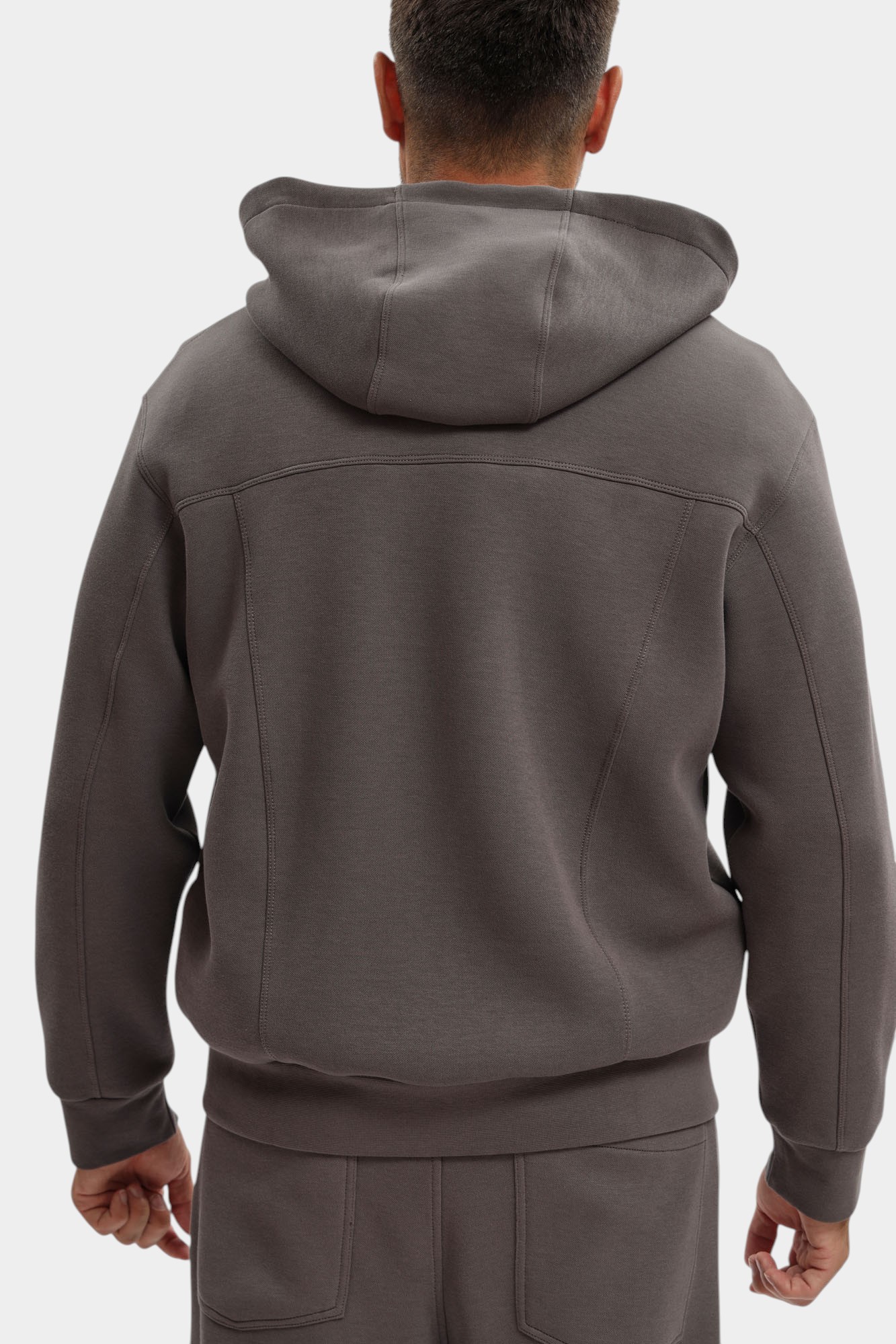 XM000967_AF16222 Толстовка с/к Armani Exchange Серый