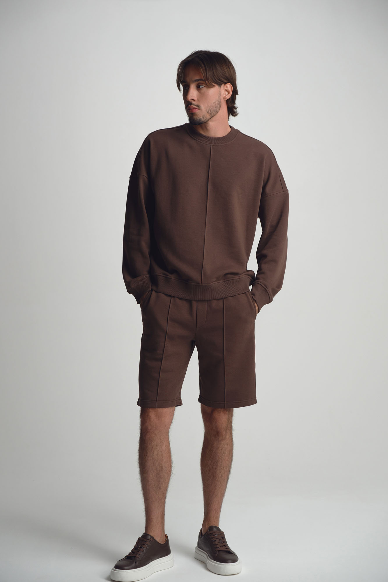 M-252-P-20-0702 Свитшот The Hills Коричневый