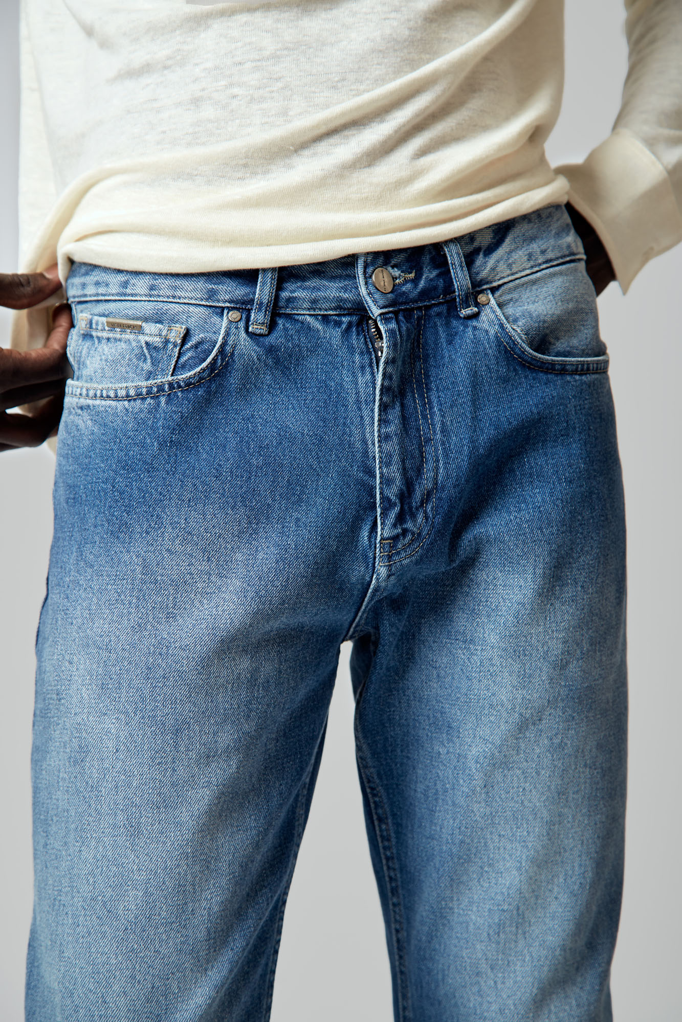 VM-OMA-33-356 Брюки джинсовые Van Mich Синий