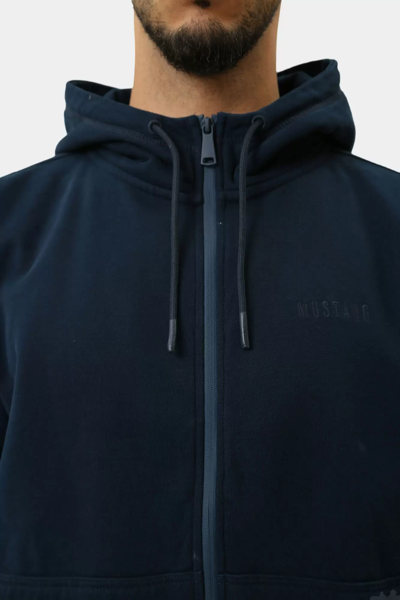 1015635 Толстовка н/з Mustang Синий