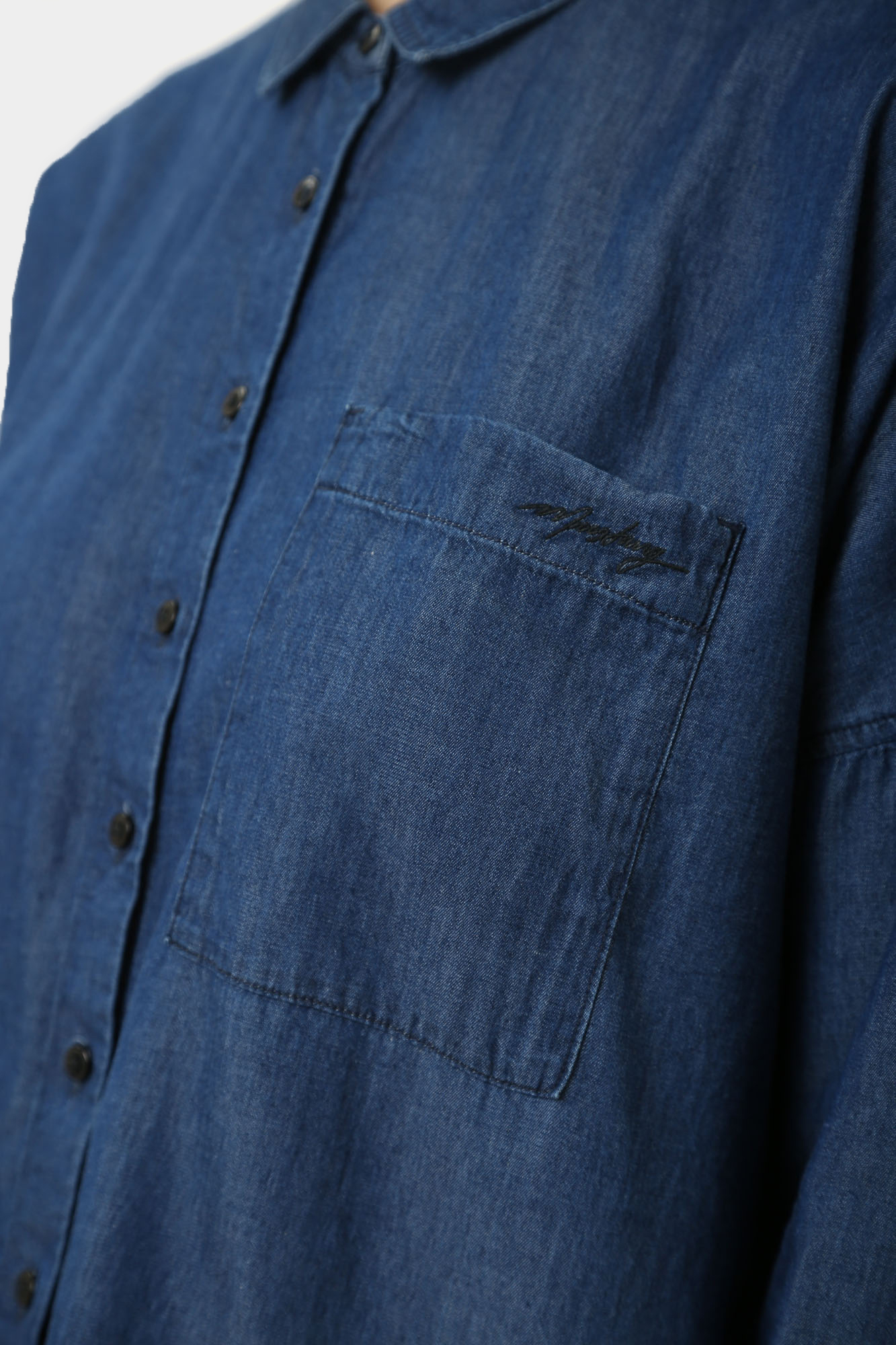 1015420-5000 рубашка джинсовая д/р mustang 