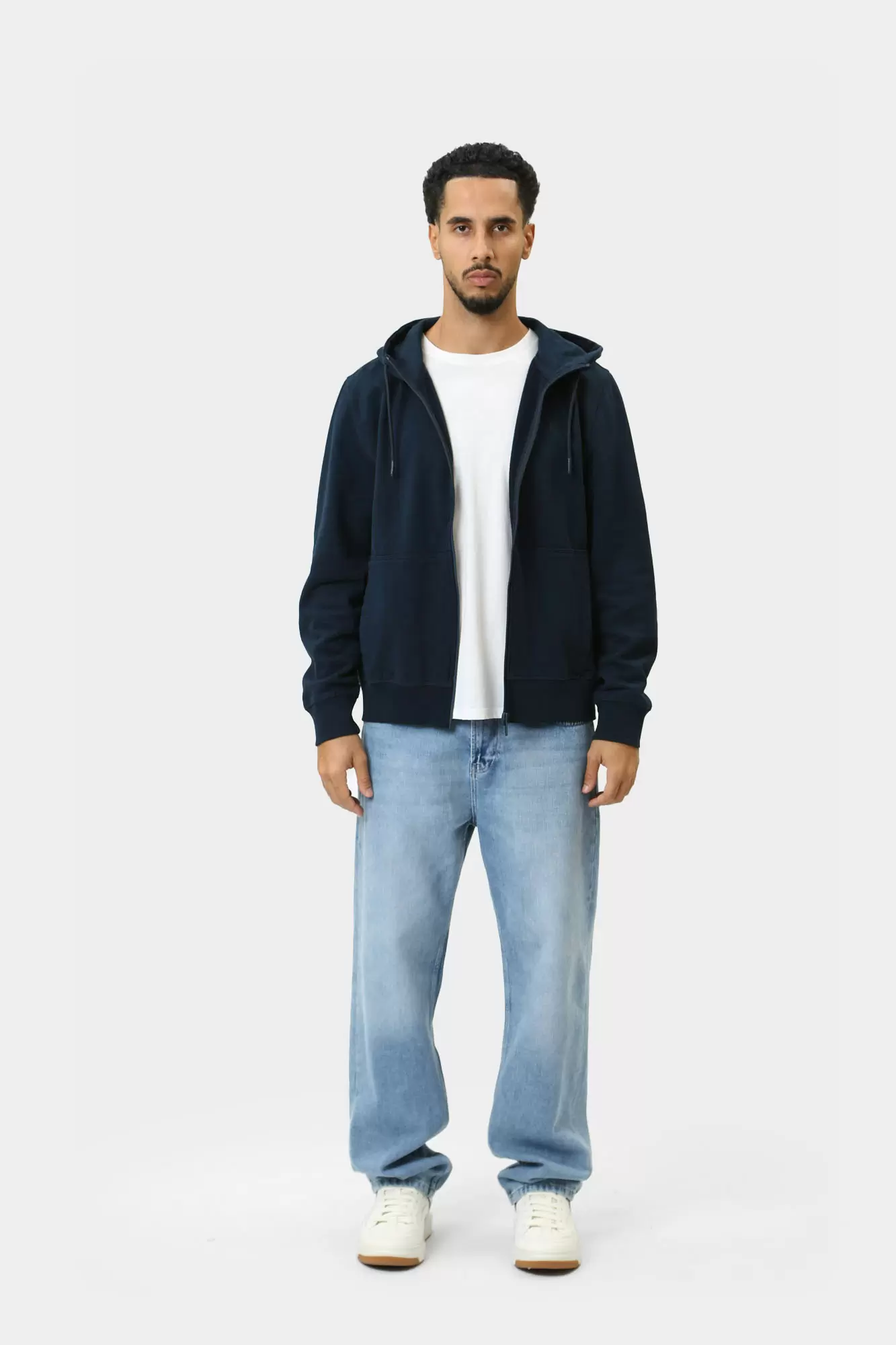 1015635 Толстовка н/з Mustang Синий