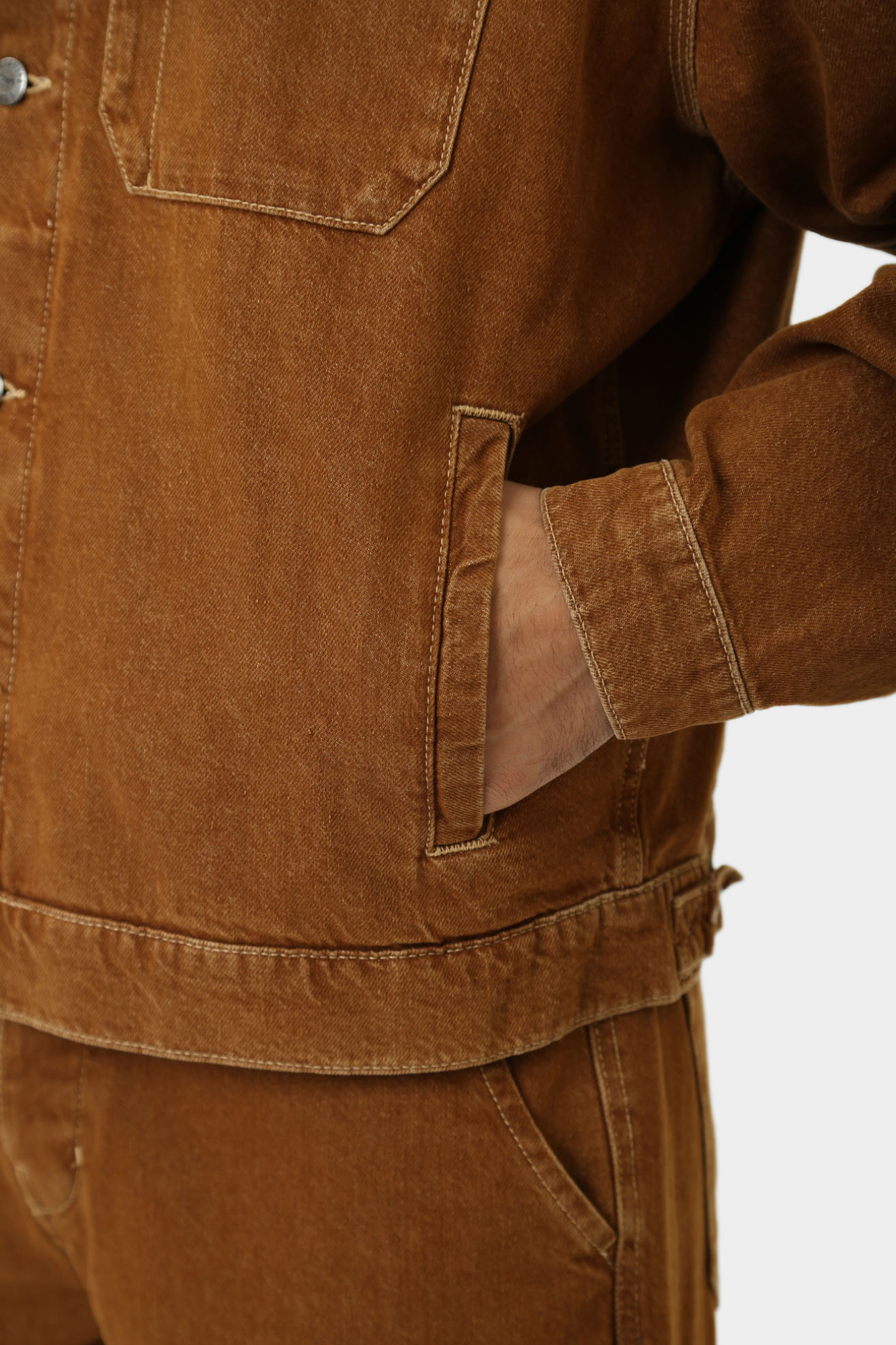 1015543 Куртка джинсовая Mustang Коричневый